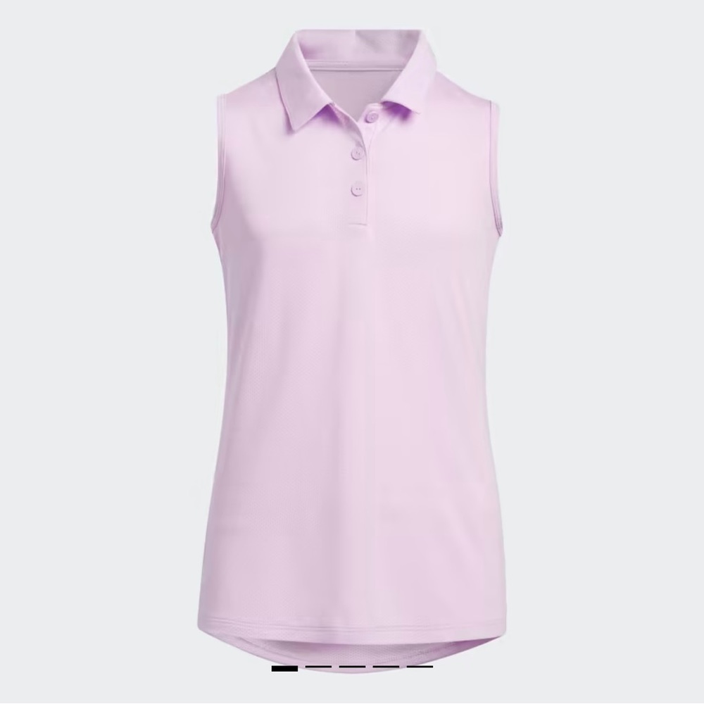 Adidas Girls HEAT.RDY GOLF SLEEVELESS POLO SHIRT